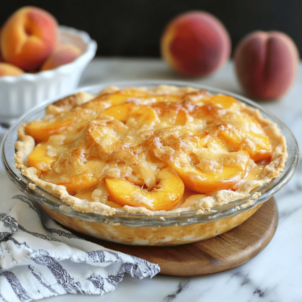 Classic Fresh Peach Pie