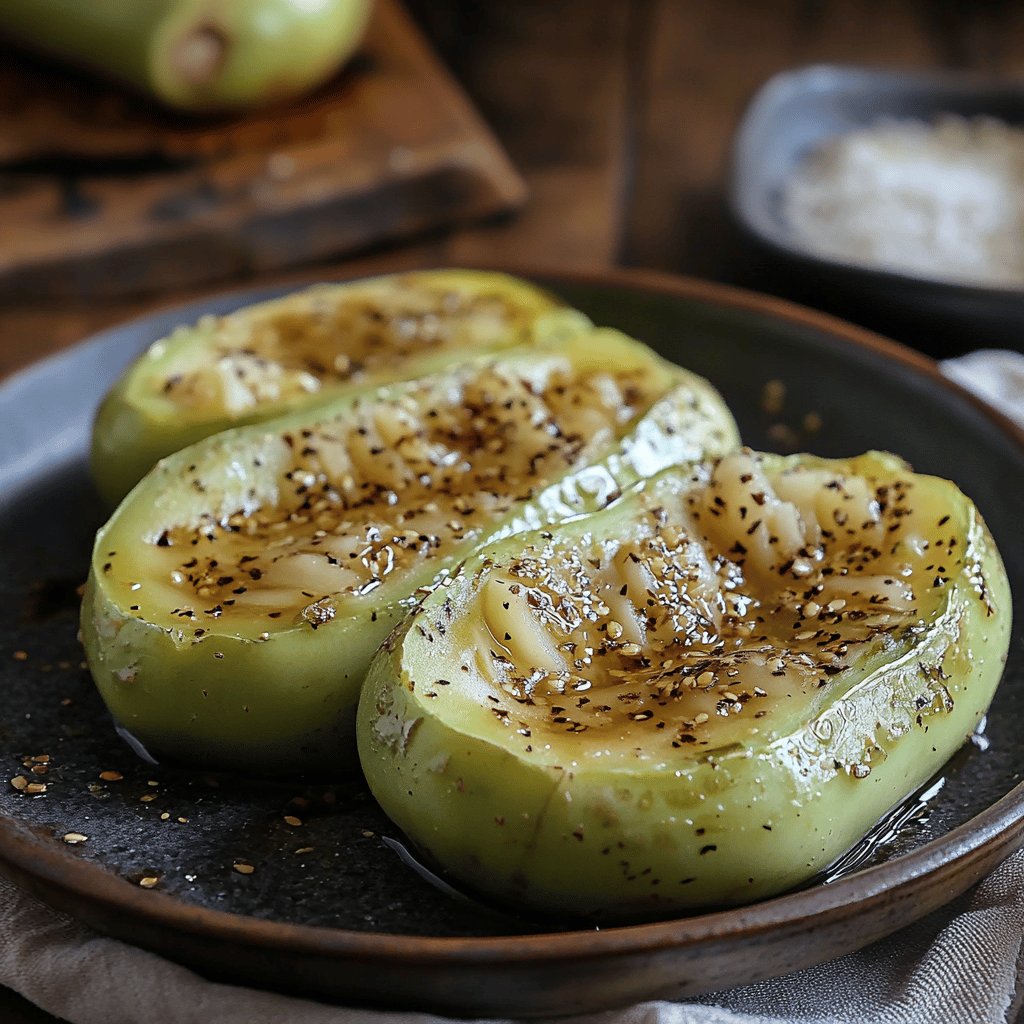 Baked Chayote Delight