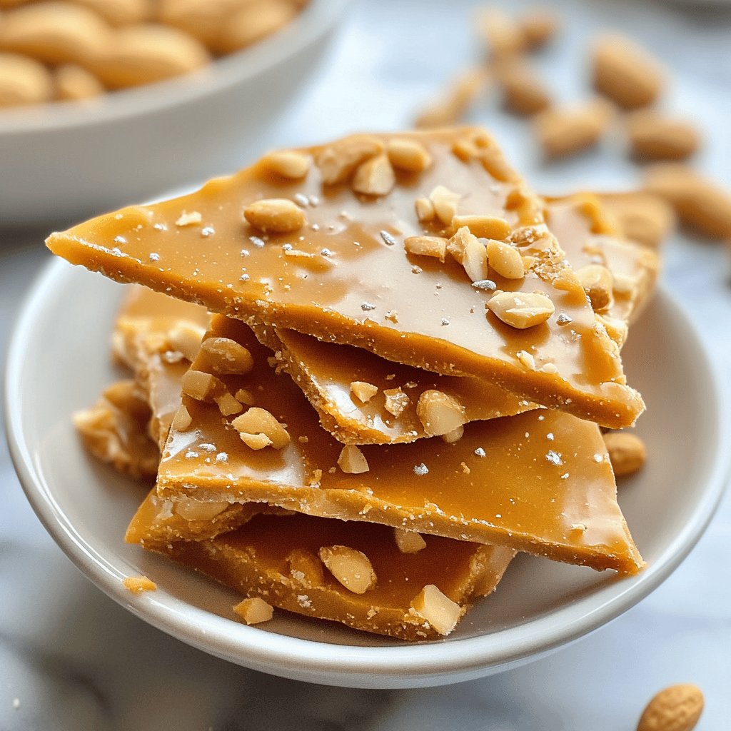 Microwave Peanut Brittle