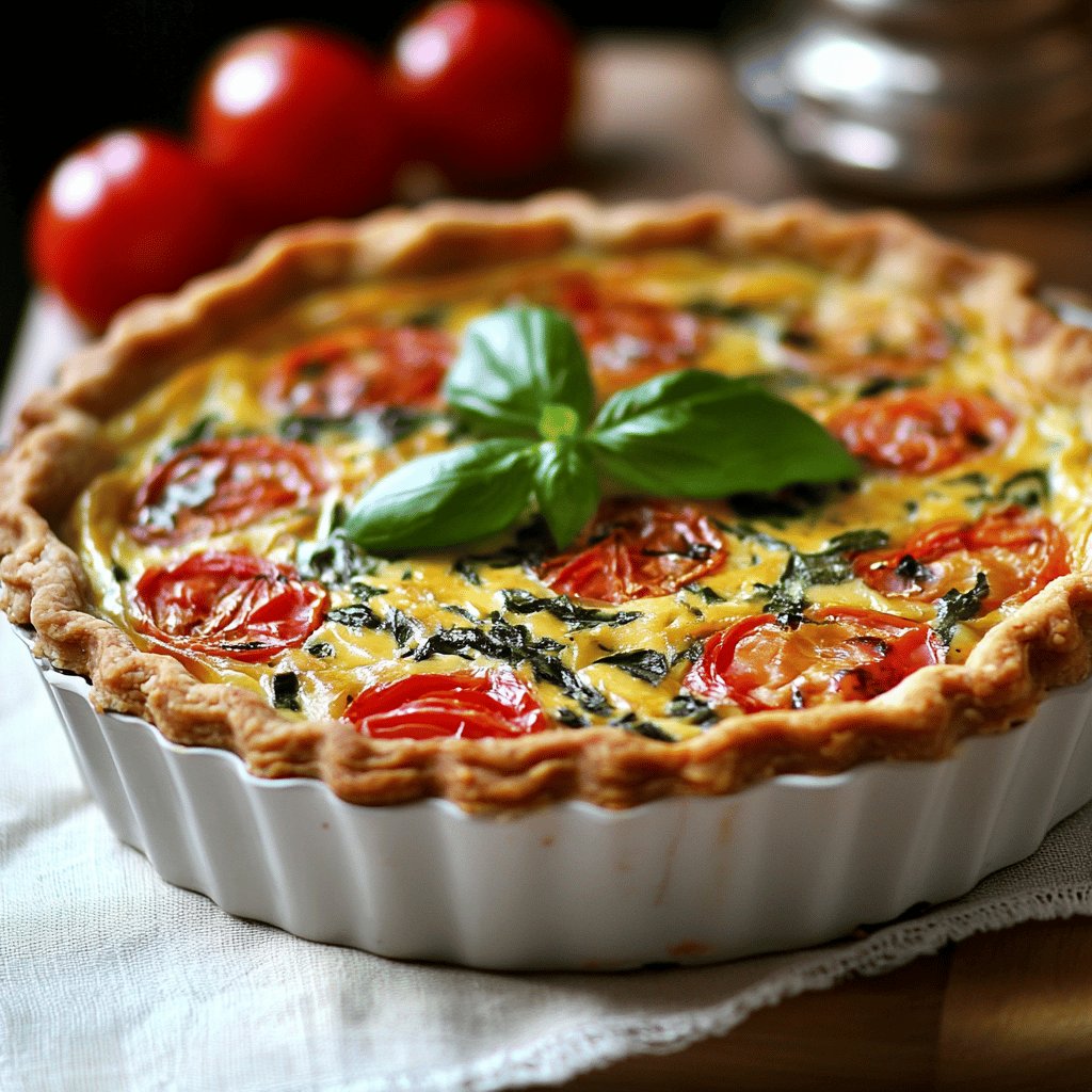 Quiche aux saveurs provençales