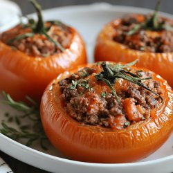 Tomates farcies au boeuf