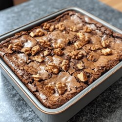 Brownies chocolat aux noix