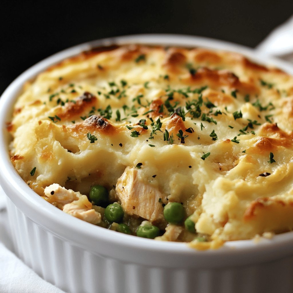 Hachis parmentier au poulet