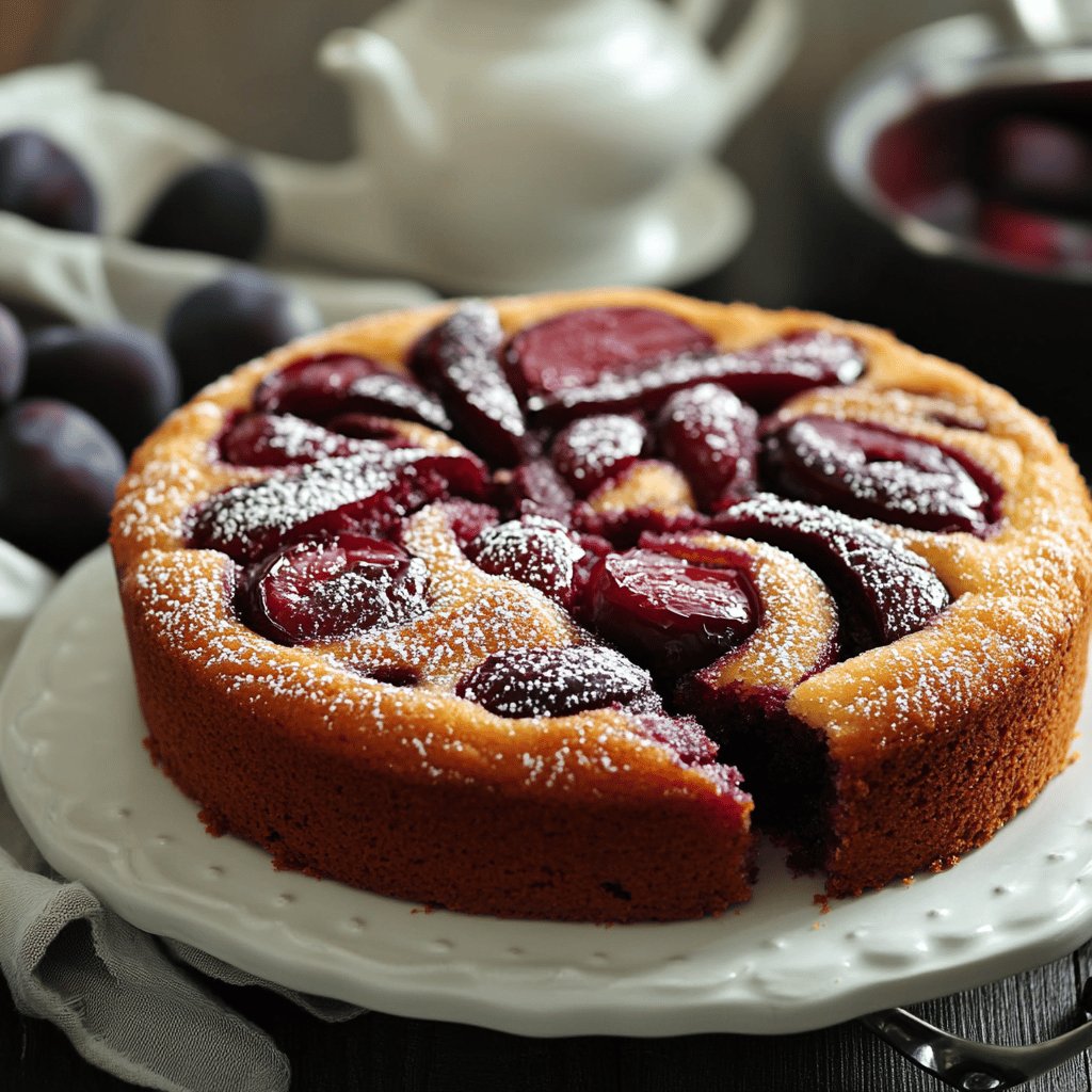 Gâteau autrichien aux quetsches