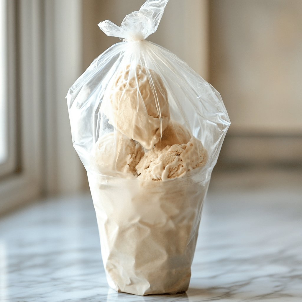 Simple Ice Cream in a Bag