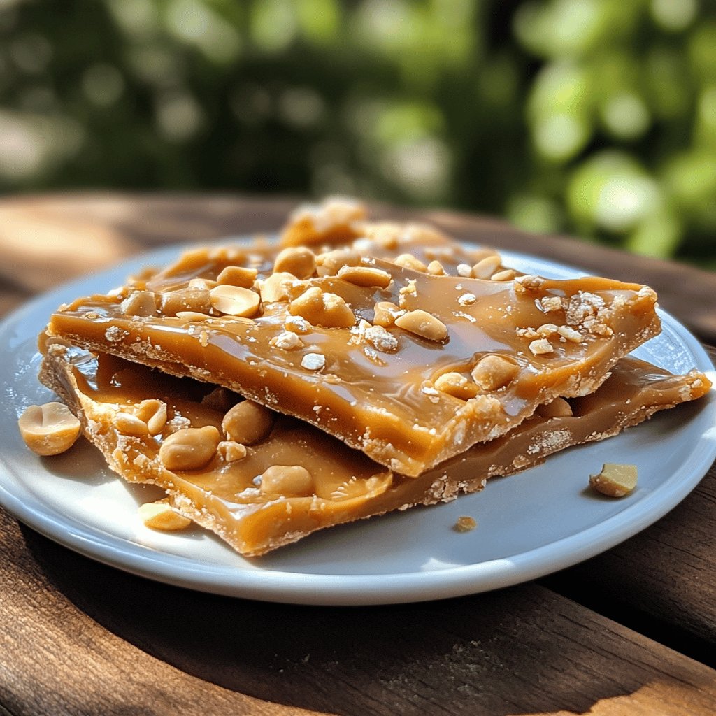 Microwave Peanut Brittle