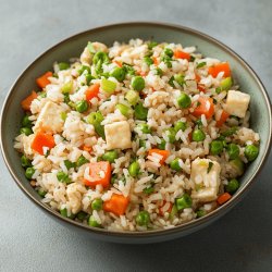Poêlée de riz aux légumes