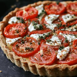 Tarte Moutarde Tomates Chèvre