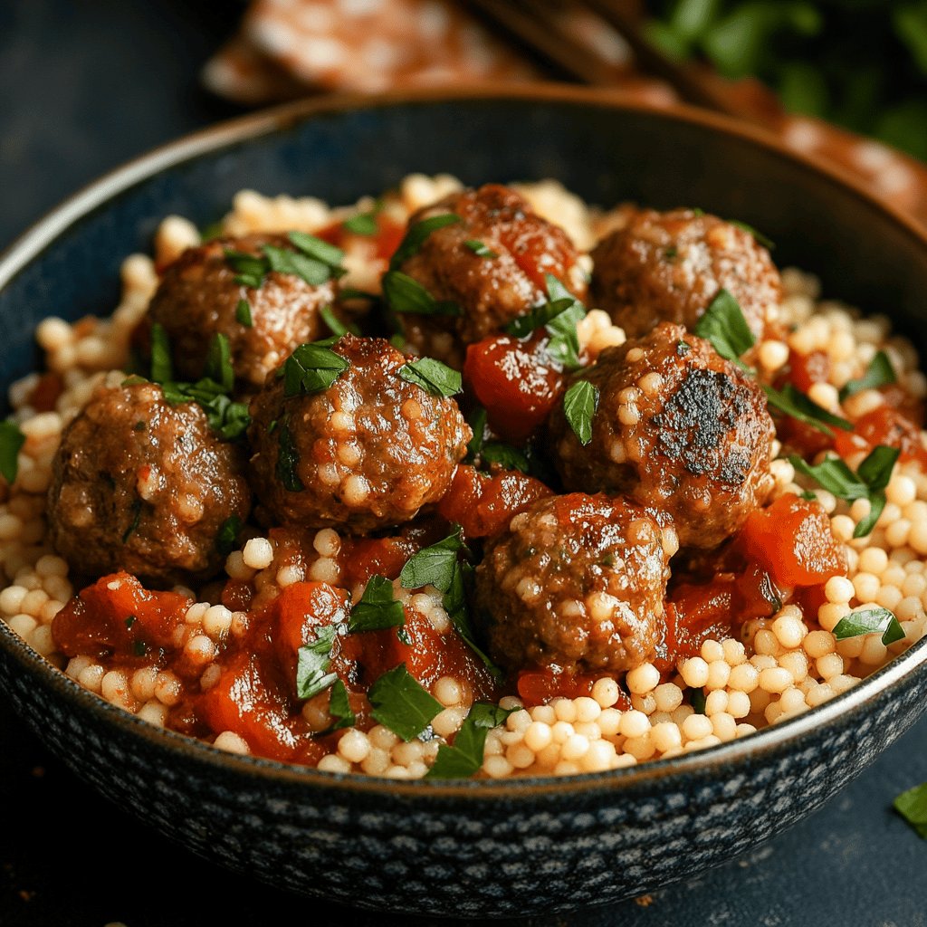 Couscous aux boulettes savoureux