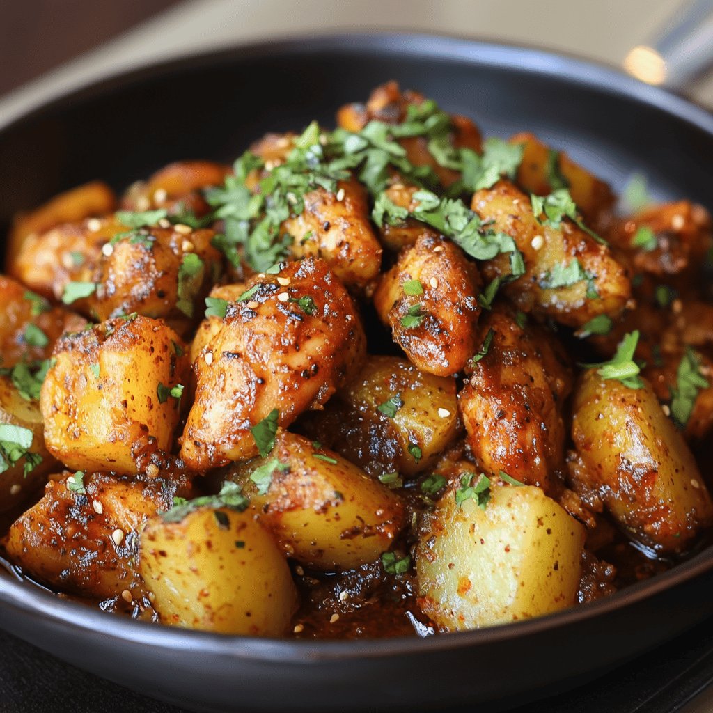 Spicy Chicken and Potato Dish