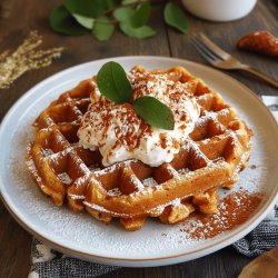 Gaufre de patate douce