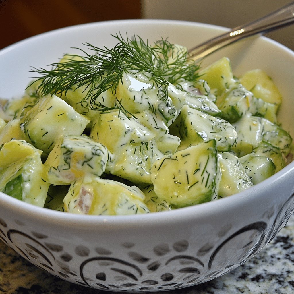 Best Cucumber Dill Salad