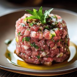 Tartare de bœuf à l'italienne