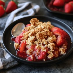Strawberry Rhubarb Crisp