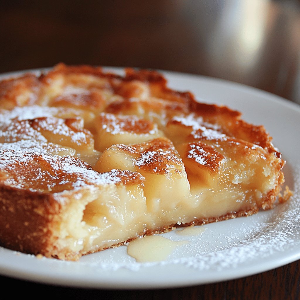 Gâteau aux poires clafoutis