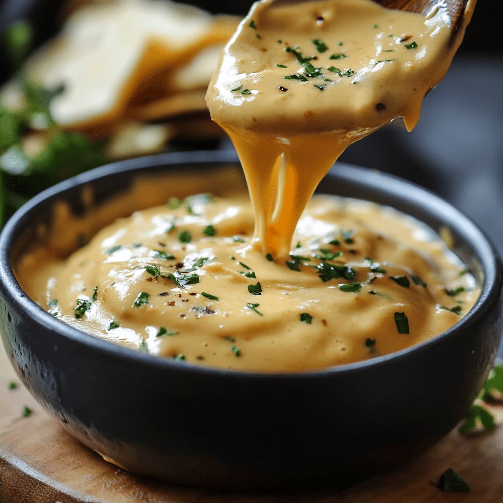 Sauce aux restes de fromages