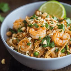 Spicy Shrimp Pad Thai