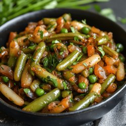 Poêlée de haricots verts