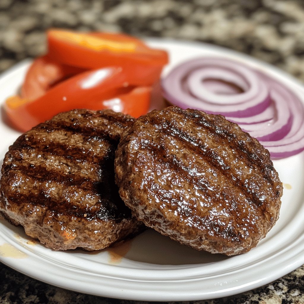 Air Fryer Bison Burgers