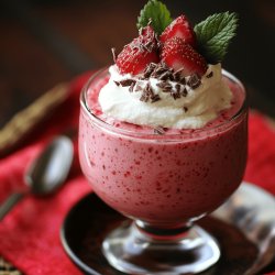 Mousse de fraises au mascarpone