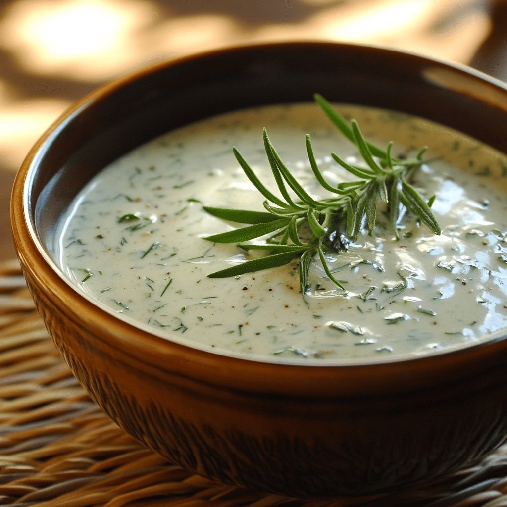 Sauce à l'estragon crémeuse