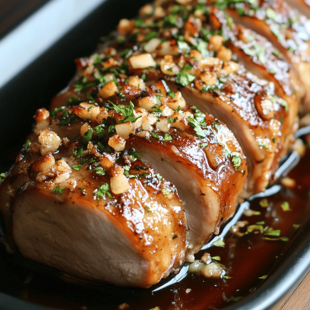 Rôti de porc au miel facile