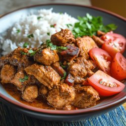Colombo de porc guyanais