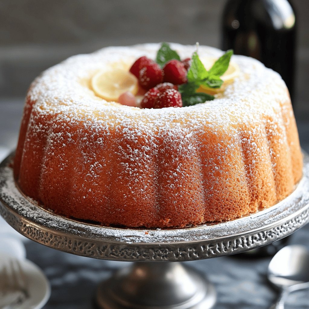 Gâteau au vin blanc moelleux