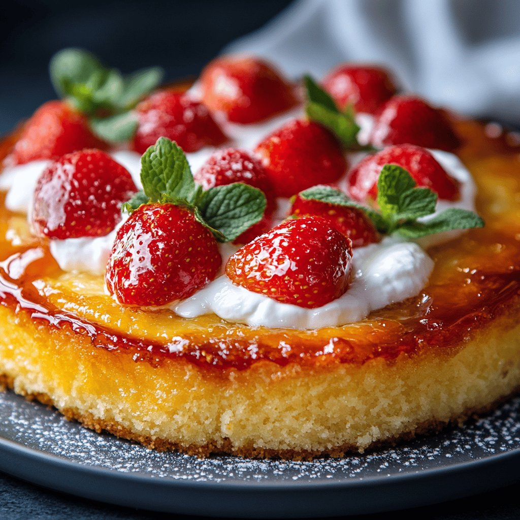 Gâteau au yaourt renversé tatin