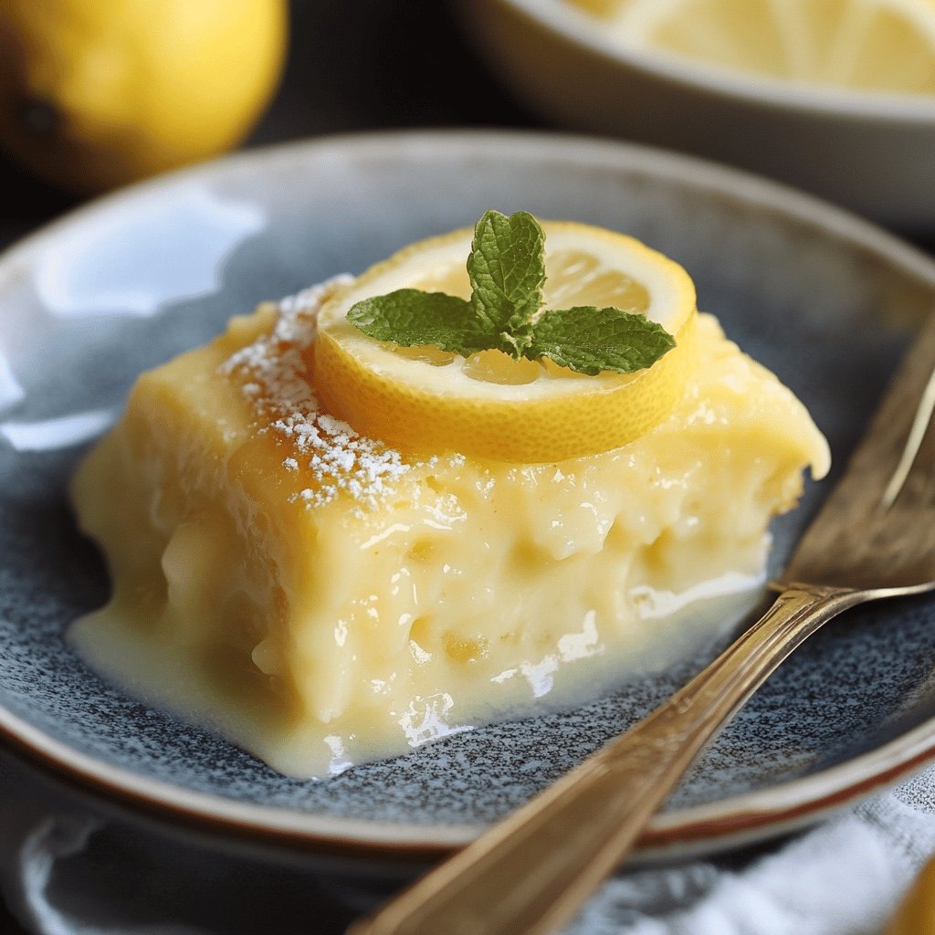 Lemon Pudding Cake