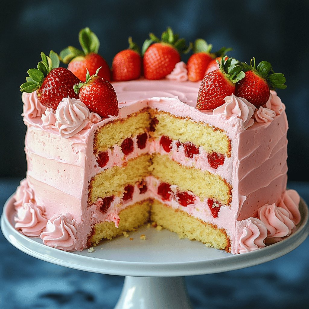 Strawberry Cake Filling