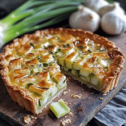 Tarte aux poireaux