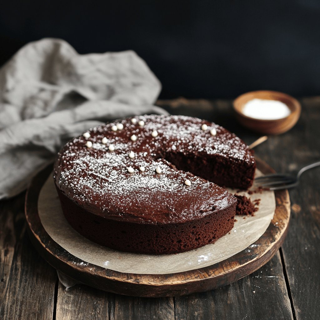 Swedish Sticky Chocolate Cake