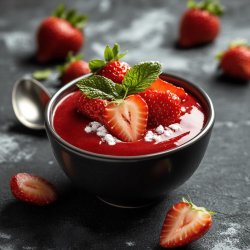 Delicious Strawberry Pudding