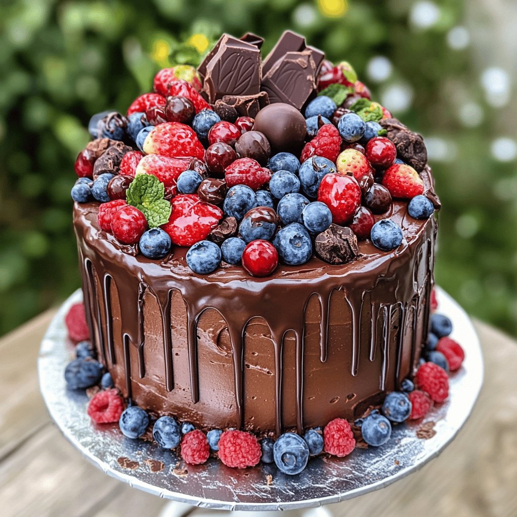 Delicious Chocolate Fudge Cake