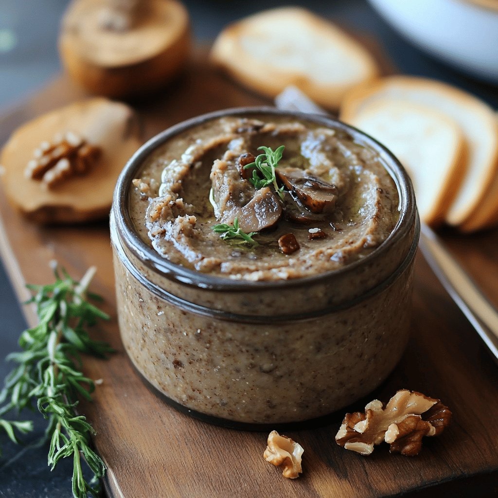 Mushroom and Walnut Pate