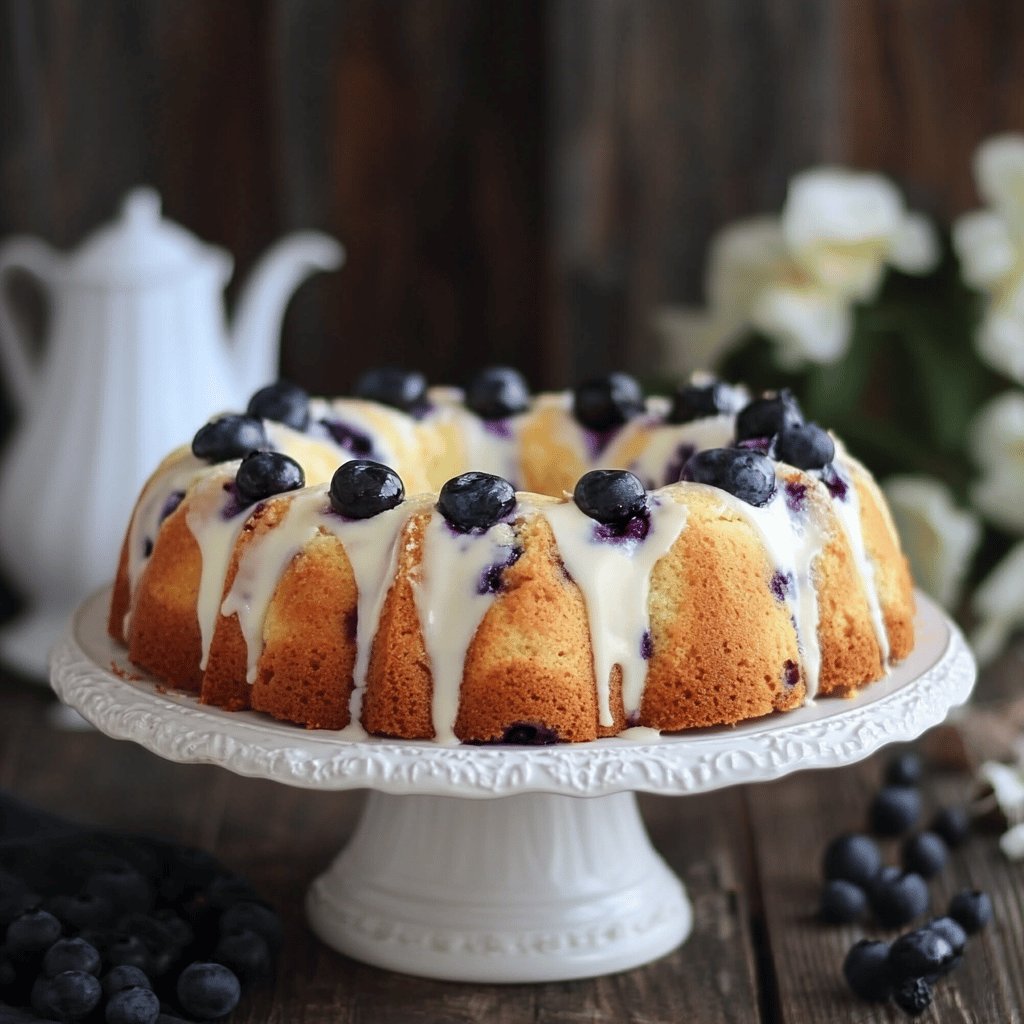 Blueberry Pound Cake