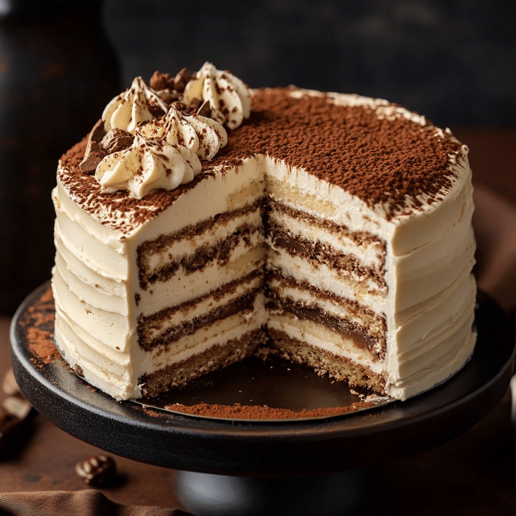 Tiramisu Layer Cake