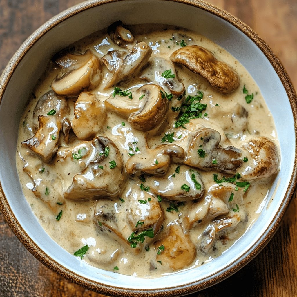 Creamy Wild Mushroom Ragoût