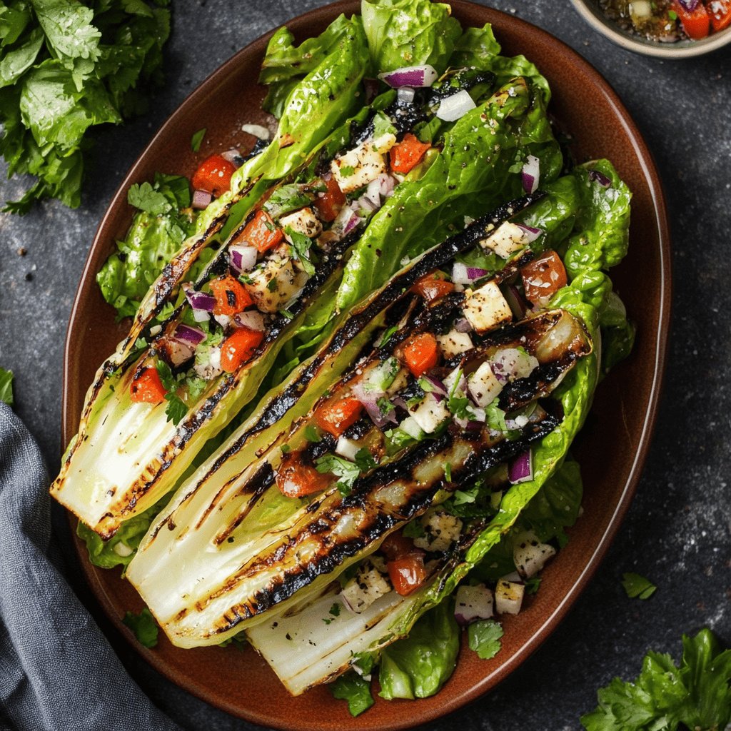 Grilled Romaine Salad