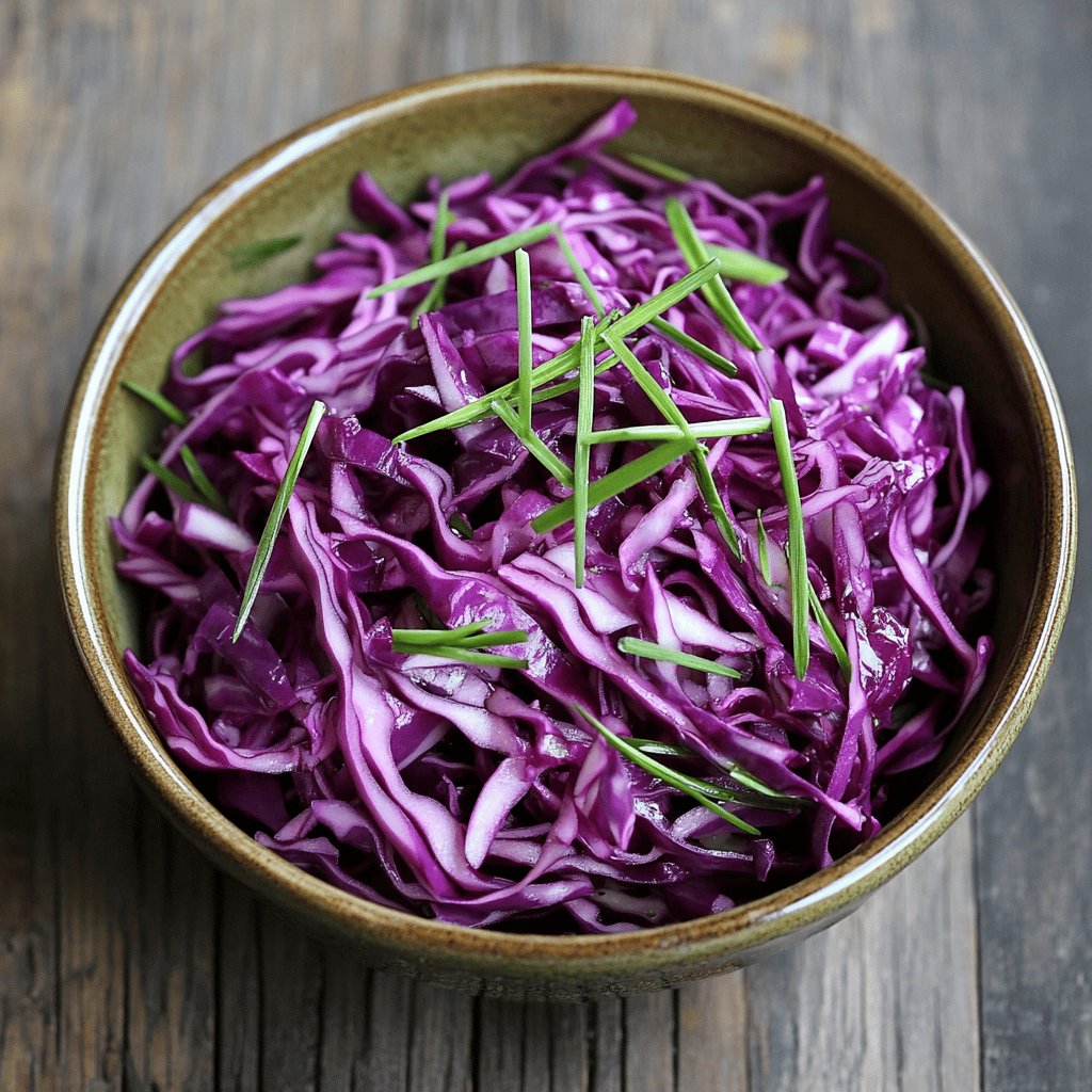 Simple Red Cabbage Salad