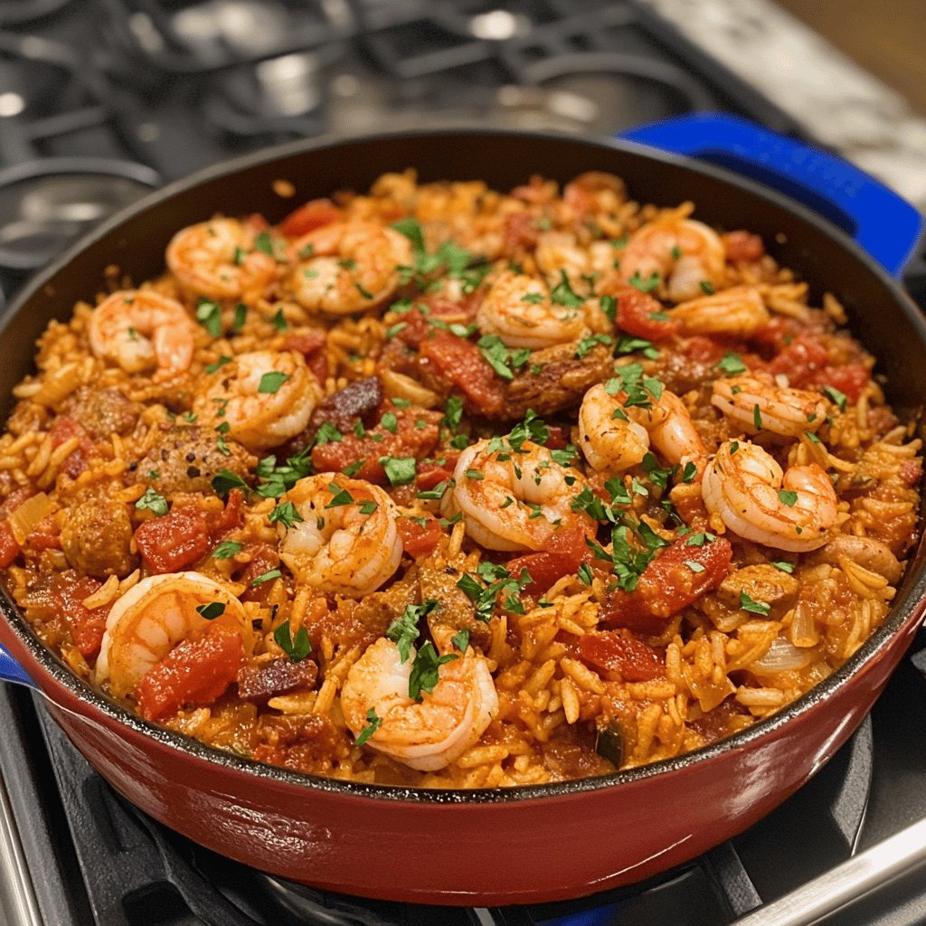 Sausage and Shrimp Jambalaya