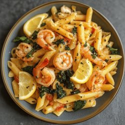 Quick Lemon Shrimp Pasta
