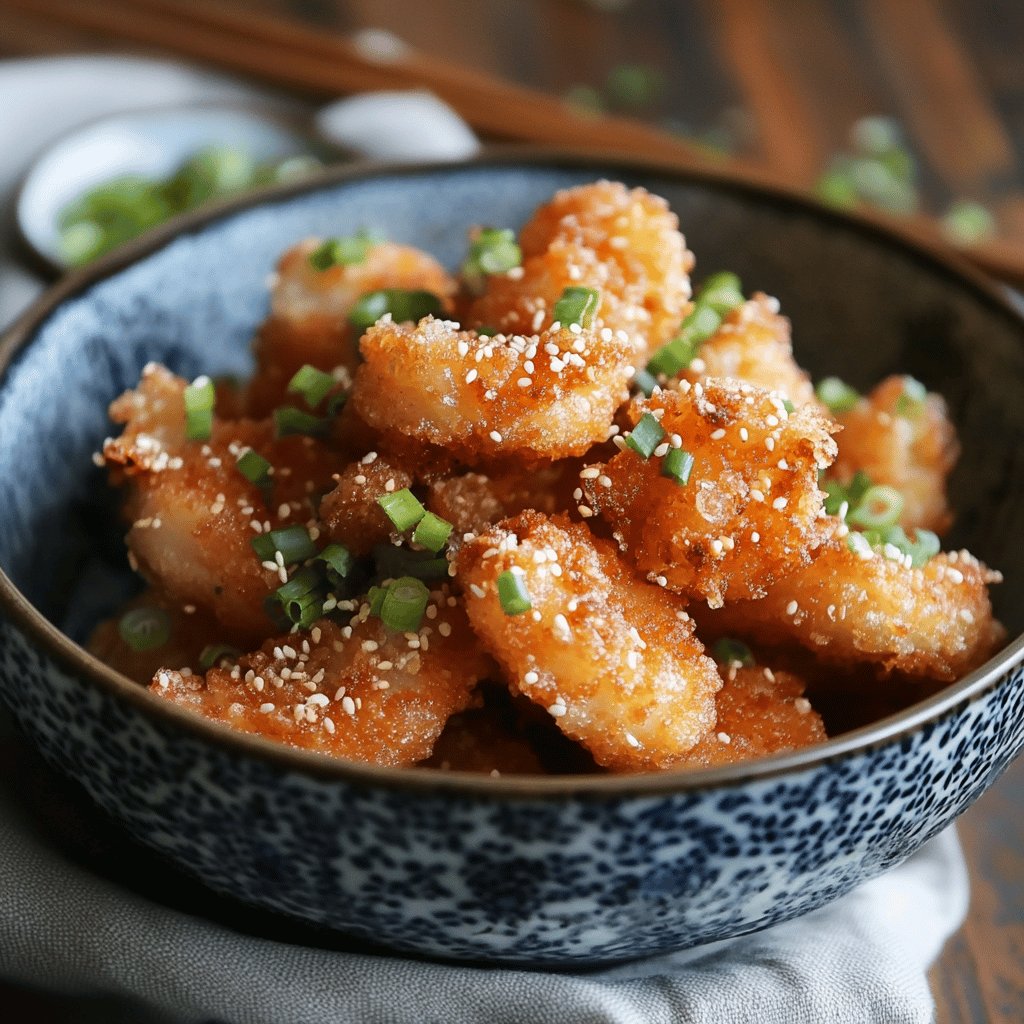Japanese-Style Deep-Fried Shrimp