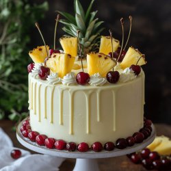 Cherry Pineapple Cake