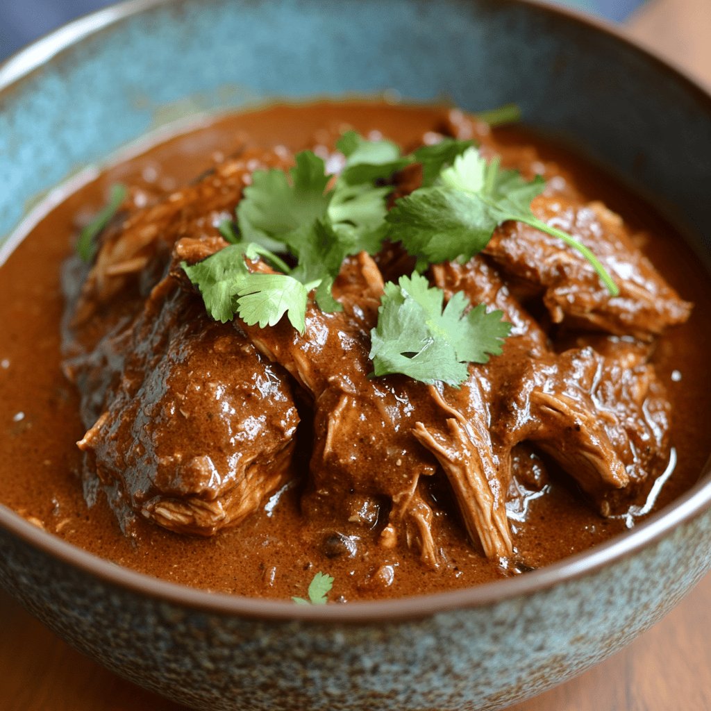 Slow Cooker Chicken Mole