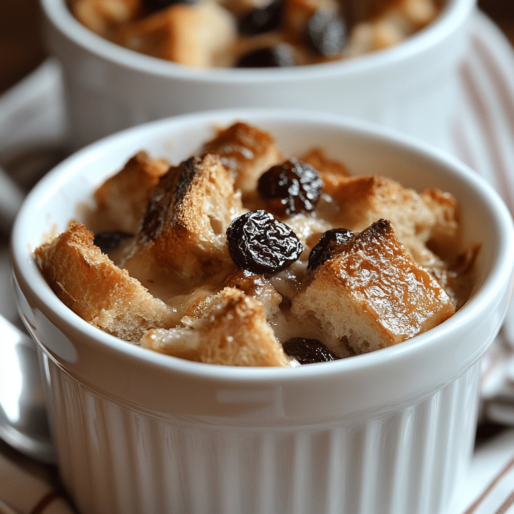 Rum Raisin Bread Pudding