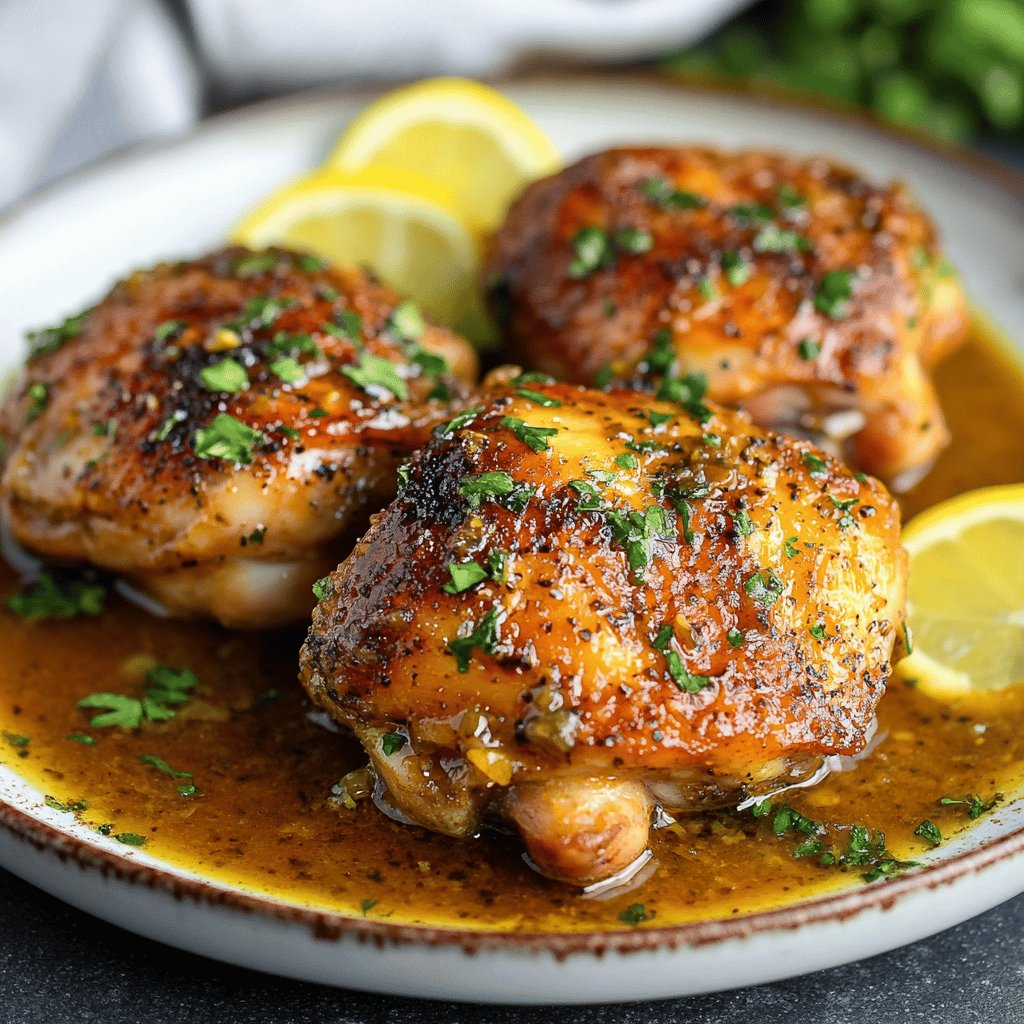 Slow Cooker Mojo Chicken Thighs