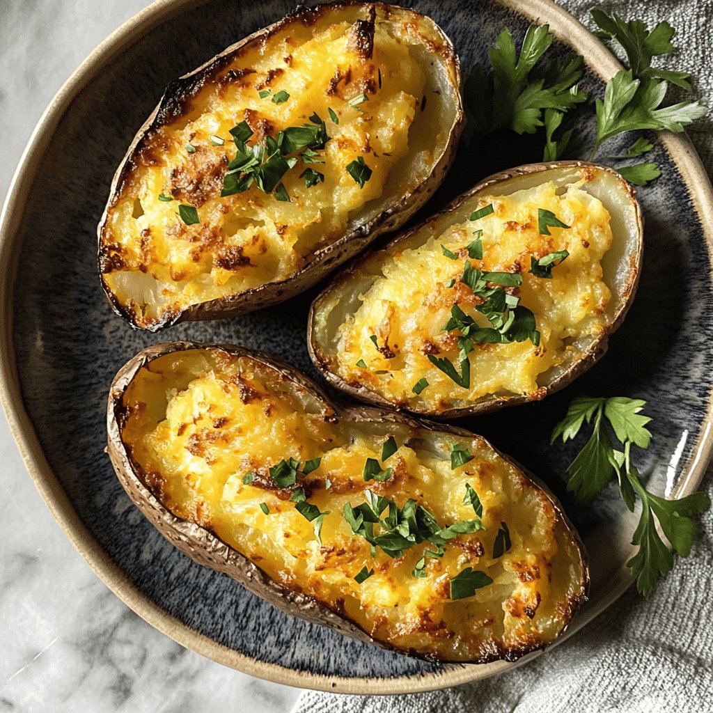 Delicious Twice Baked Potatoes