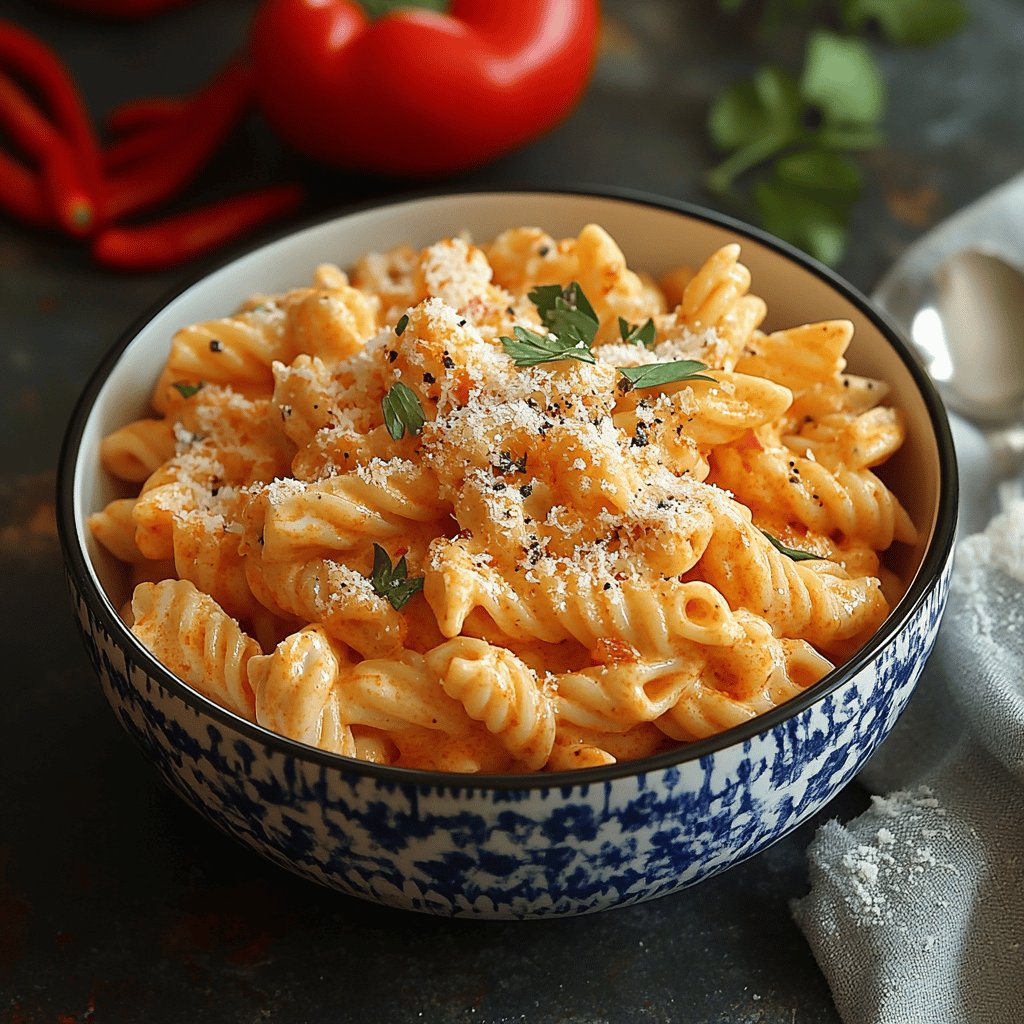 Pasta con Crema di Peperoni